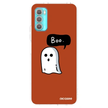 Picasee διαφανής θήκη σιλικόνης Motorola Moto G60 - Boo