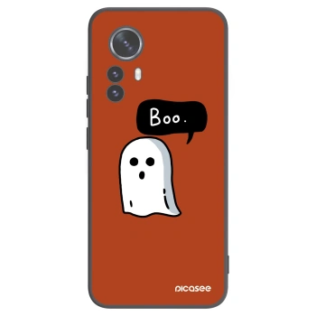 Picasee Μαύρη θήκη σιλικόνης για Xiaomi 12 Pro - Boo