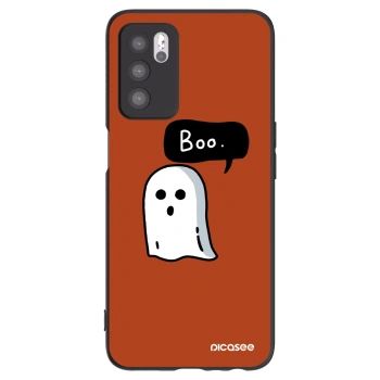 Picasee Μαύρη θήκη σιλικόνης για OPPO A16s - Boo