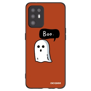 Picasee Μαύρη θήκη σιλικόνης για OPPO A94 5G - Boo