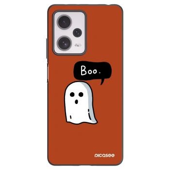 Picasee Μαύρη θήκη σιλικόνης για Xiaomi Redmi Note 12 Pro+ 5G - Boo