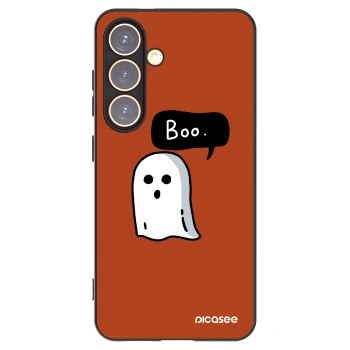 Picasee Μαύρη θήκη σιλικόνης για Samsung Galaxy S24 S921B 5G - Boo