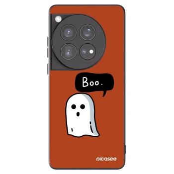 Picasee Μαύρη θήκη σιλικόνης για OnePlus 12 5G - Boo