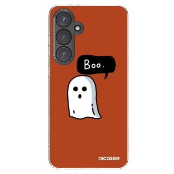 Picasee διαφανής θήκη σιλικόνης Samsung Galaxy S24 FE S721B - Boo