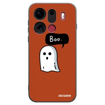 Picasee Μαύρη θήκη σιλικόνης για OPPO Find X9 Pro - Boo