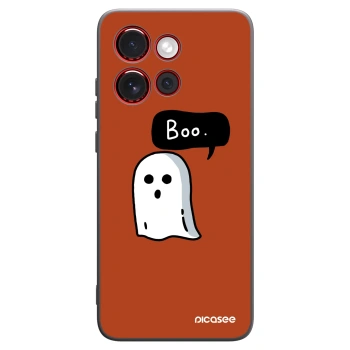 Picasee Μαύρη θήκη σιλικόνης για Motorola Edge 60 Neo 5G - Boo