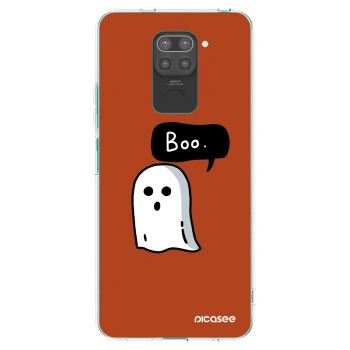 Picasee Μαύρη θήκη σιλικόνης για Xiaomi Redmi Note 9 - Boo