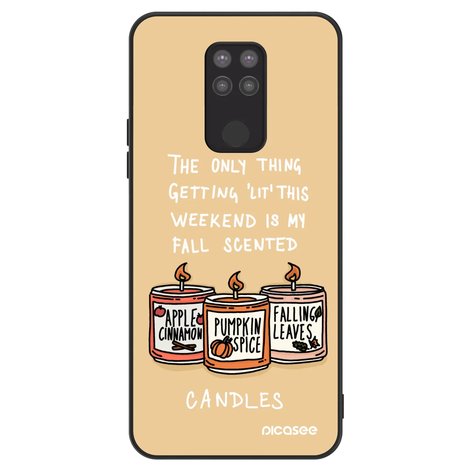 Picasee ULTIMATE CASE για Xiaomi Redmi Note 9 - Candles