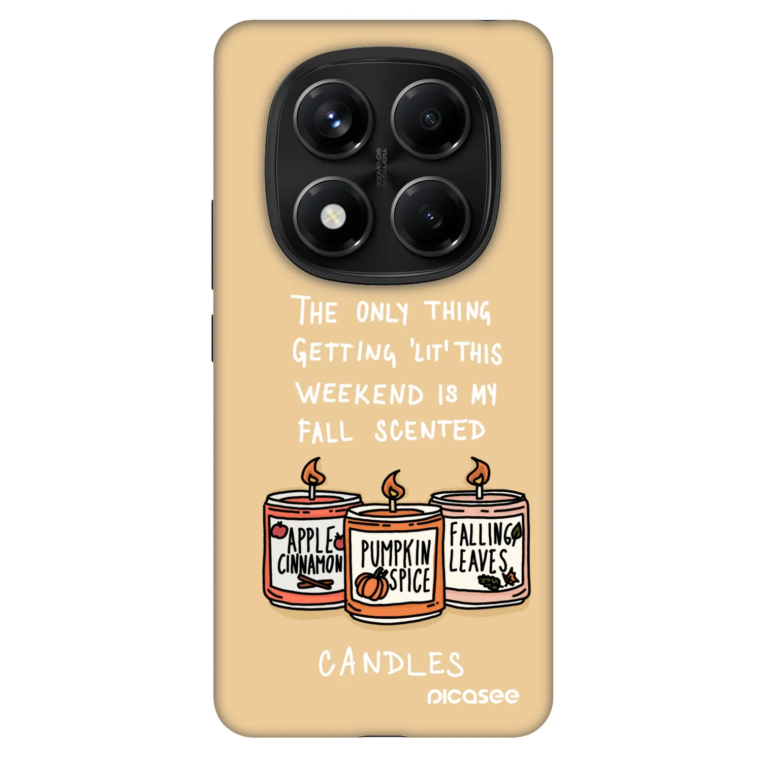 Picasee Fashion Case για Xiaomi Redmi Note 14 Pro 5G - Candles