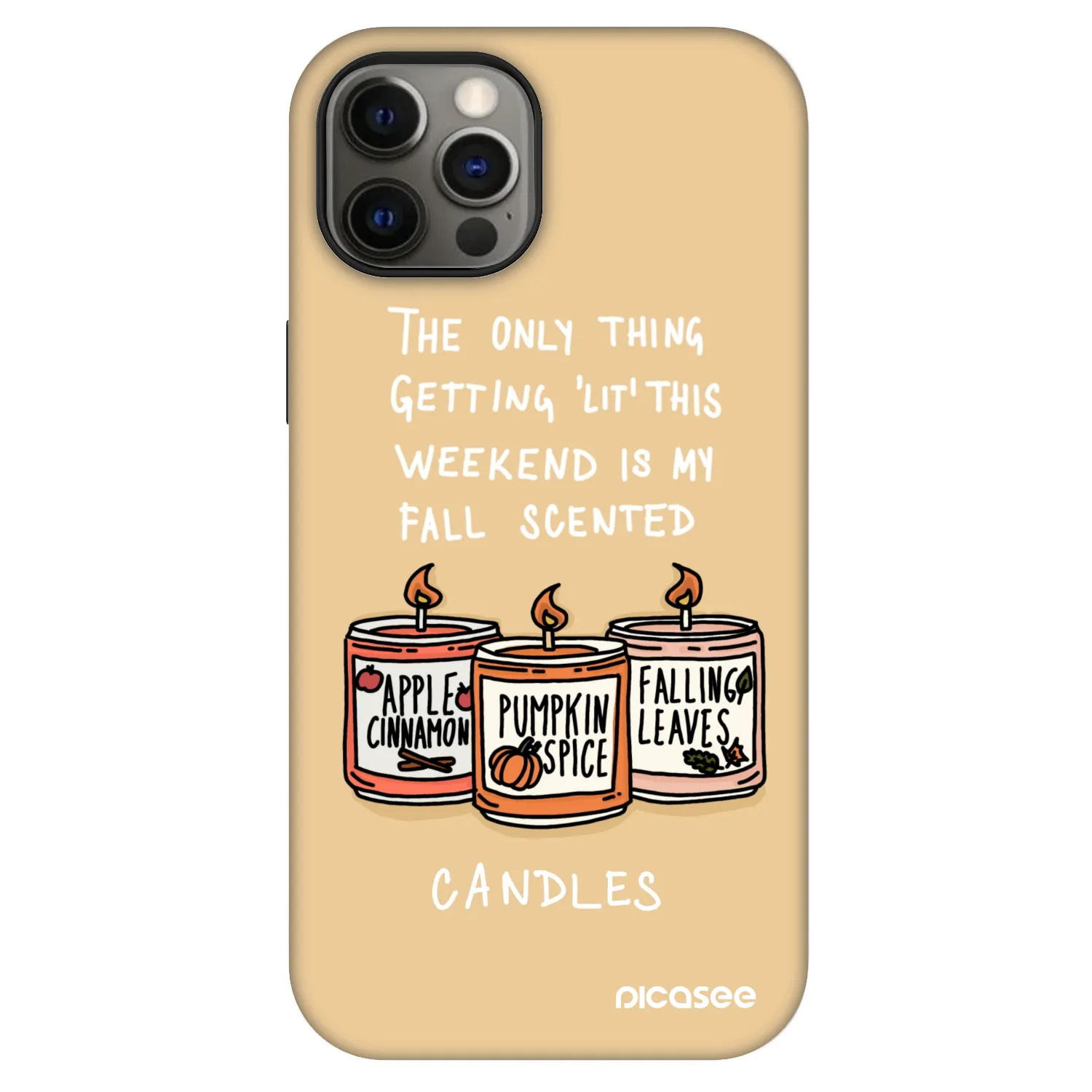 Picasee Fashion Case MagSafe για Apple iPhone 12 Pro - Candles