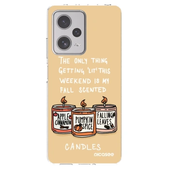 Picasee διαφανής θήκη σιλικόνης Xiaomi Redmi Note 12 Pro+ 5G - Candles