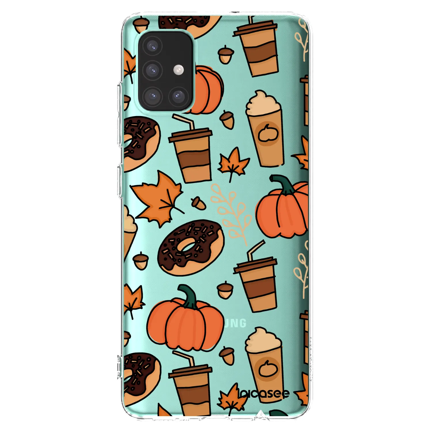 Picasee διαφανής θήκη σιλικόνης Samsung Galaxy M51 M515F - Fallovers