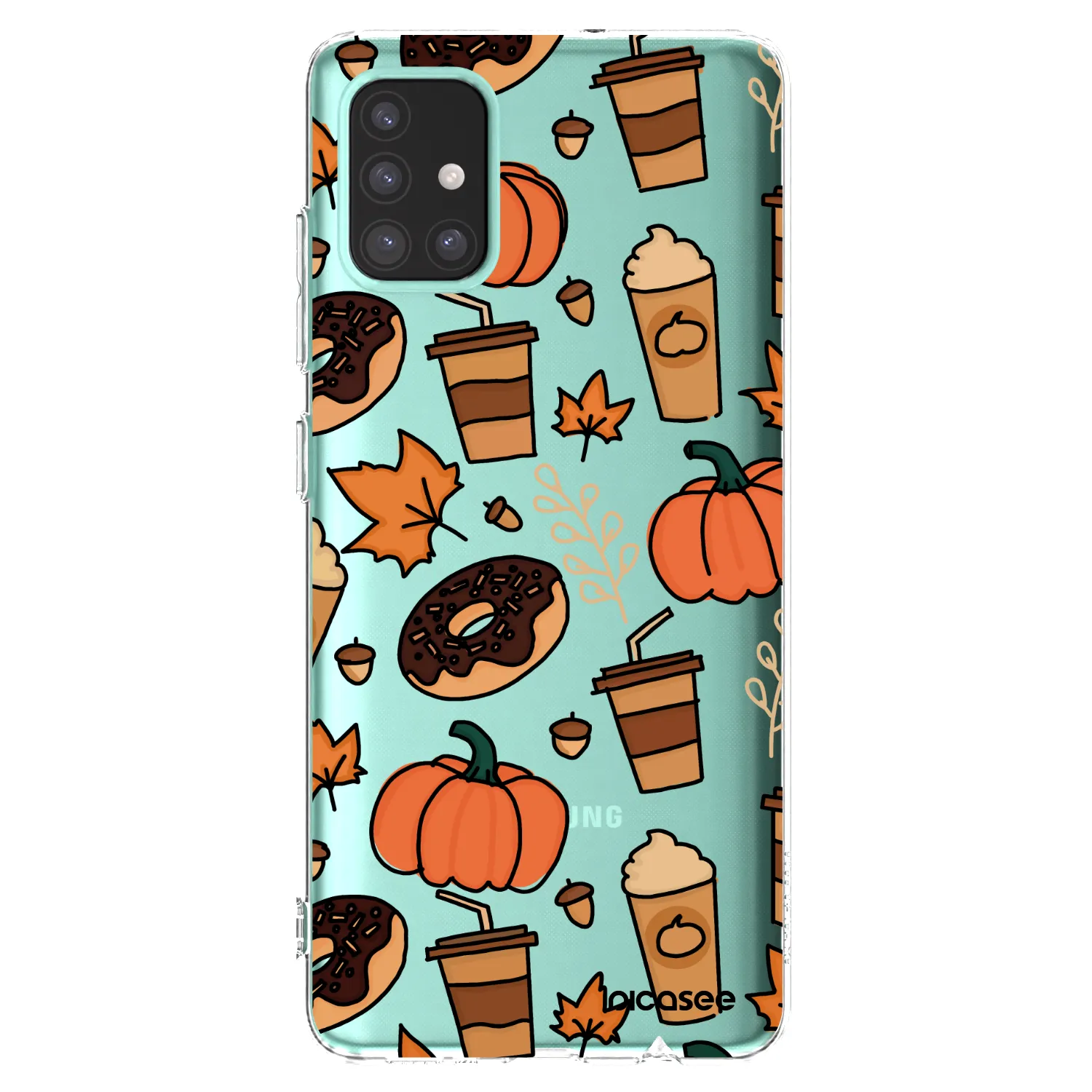 Picasee διαφανής θήκη σιλικόνης Samsung Galaxy M31s - Fallovers