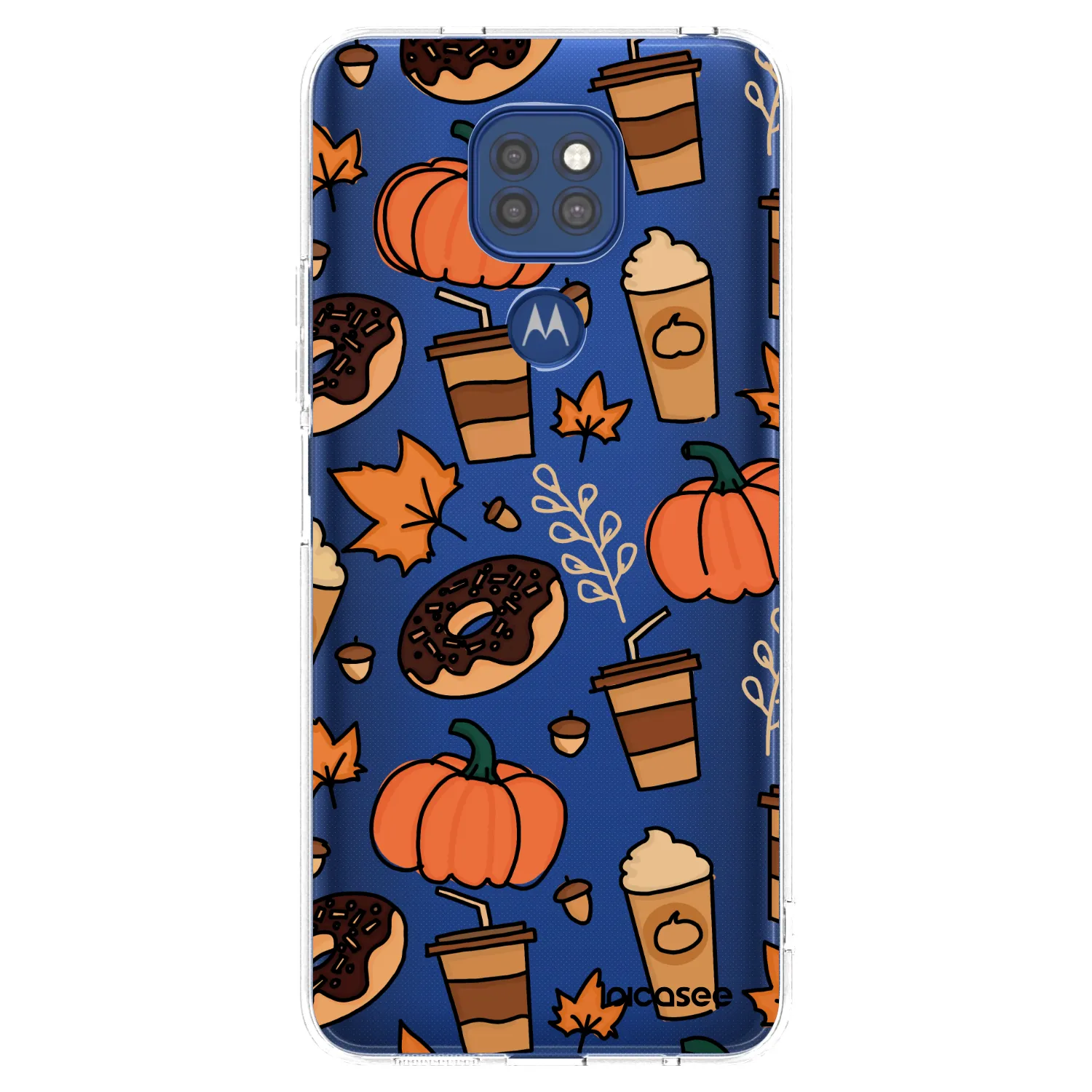 Picasee διαφανής θήκη σιλικόνης Motorola Moto G9 Play - Fallovers