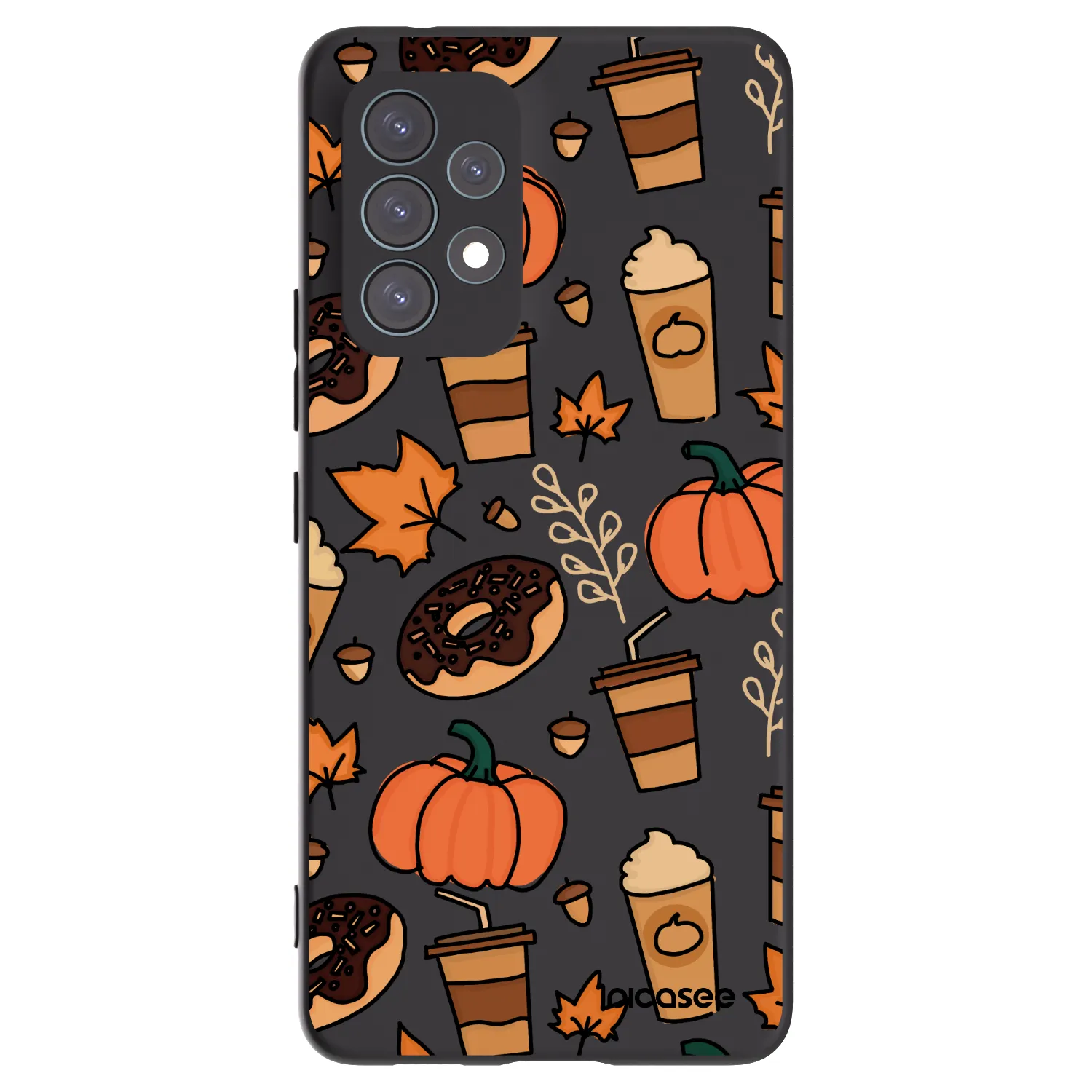 Picasee Μαύρη θήκη σιλικόνης για Samsung Galaxy A53 5G A536 - Fallovers