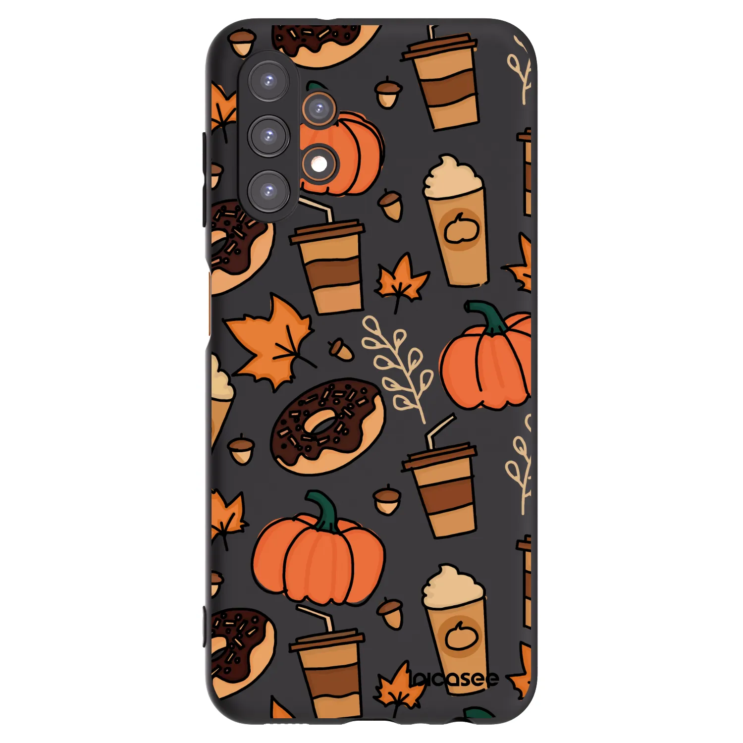 Picasee Μαύρη θήκη σιλικόνης για Samsung Galaxy A13 4G A135 - Fallovers