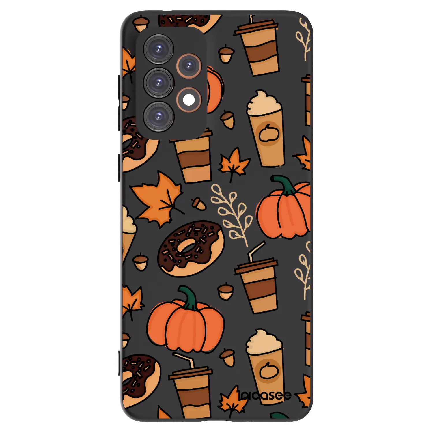 Picasee Μαύρη θήκη σιλικόνης για Samsung Galaxy A33 5G A336 - Fallovers
