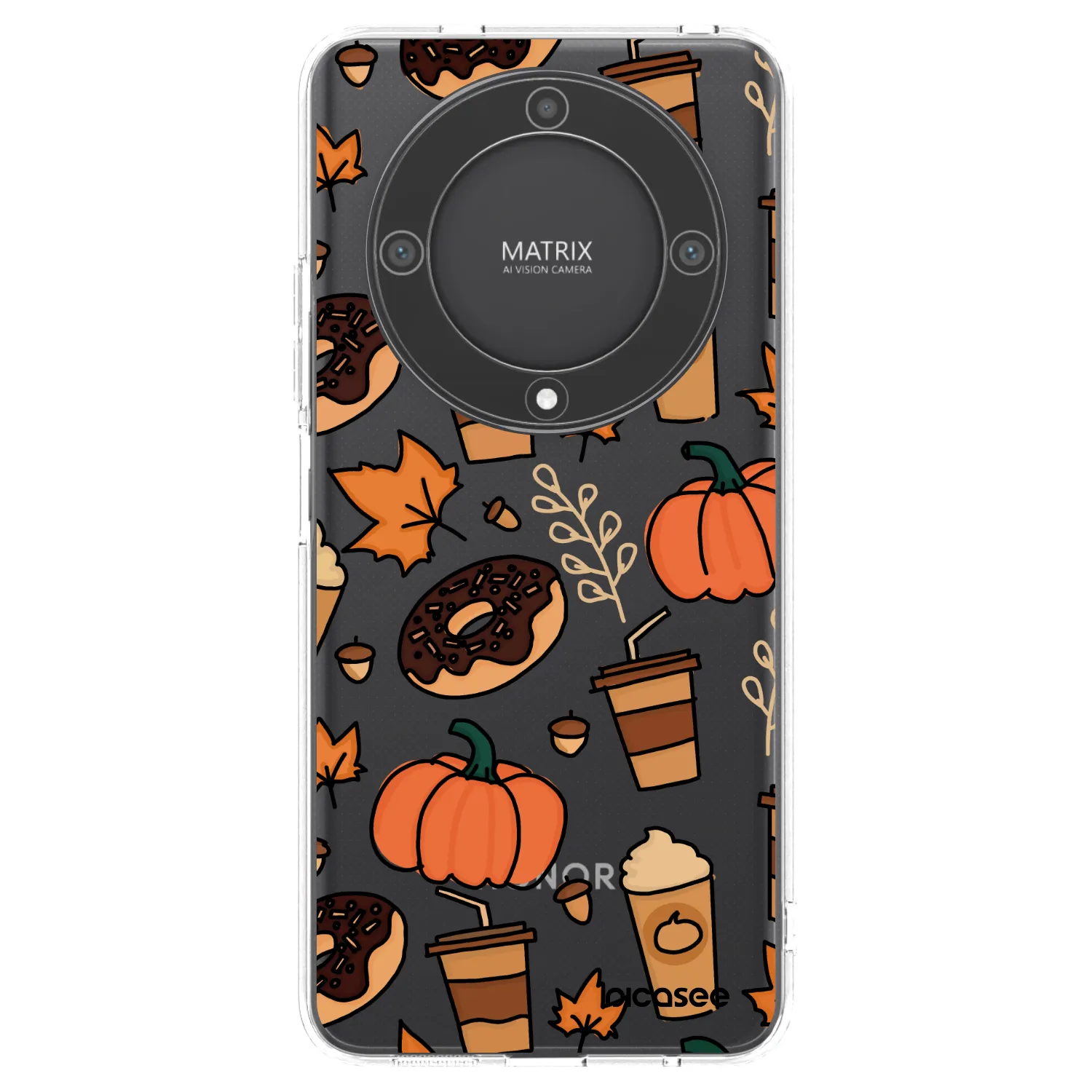 Picasee διαφανής θήκη σιλικόνης Honor Magic5 Lite 5G - Fallovers