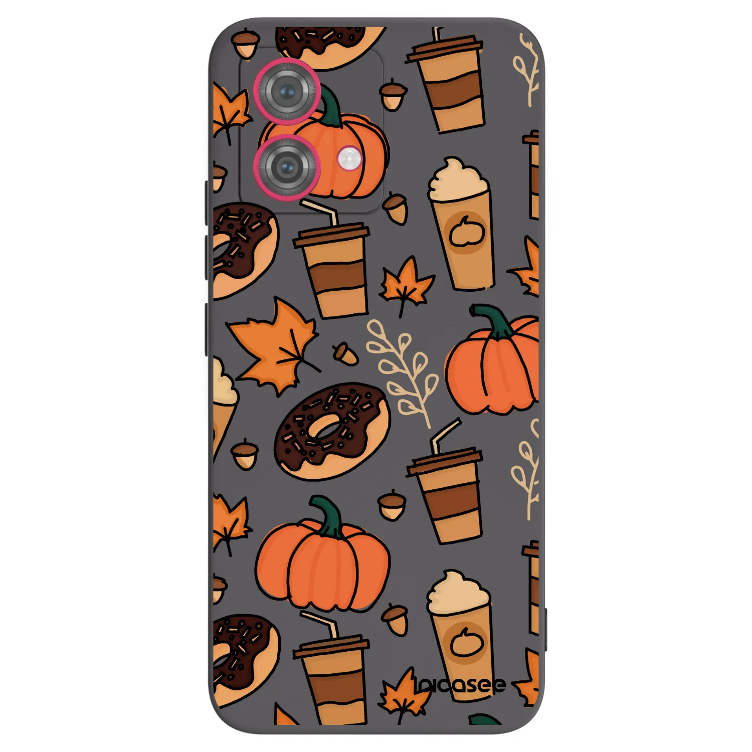 Picasee Μαύρη θήκη σιλικόνης για Motorola Moto G84 5G - Fallovers
