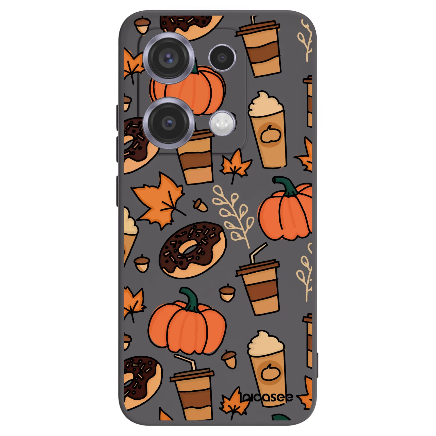 Picasee Μαύρη θήκη σιλικόνης για Xiaomi Redmi Note 14S - Fallovers