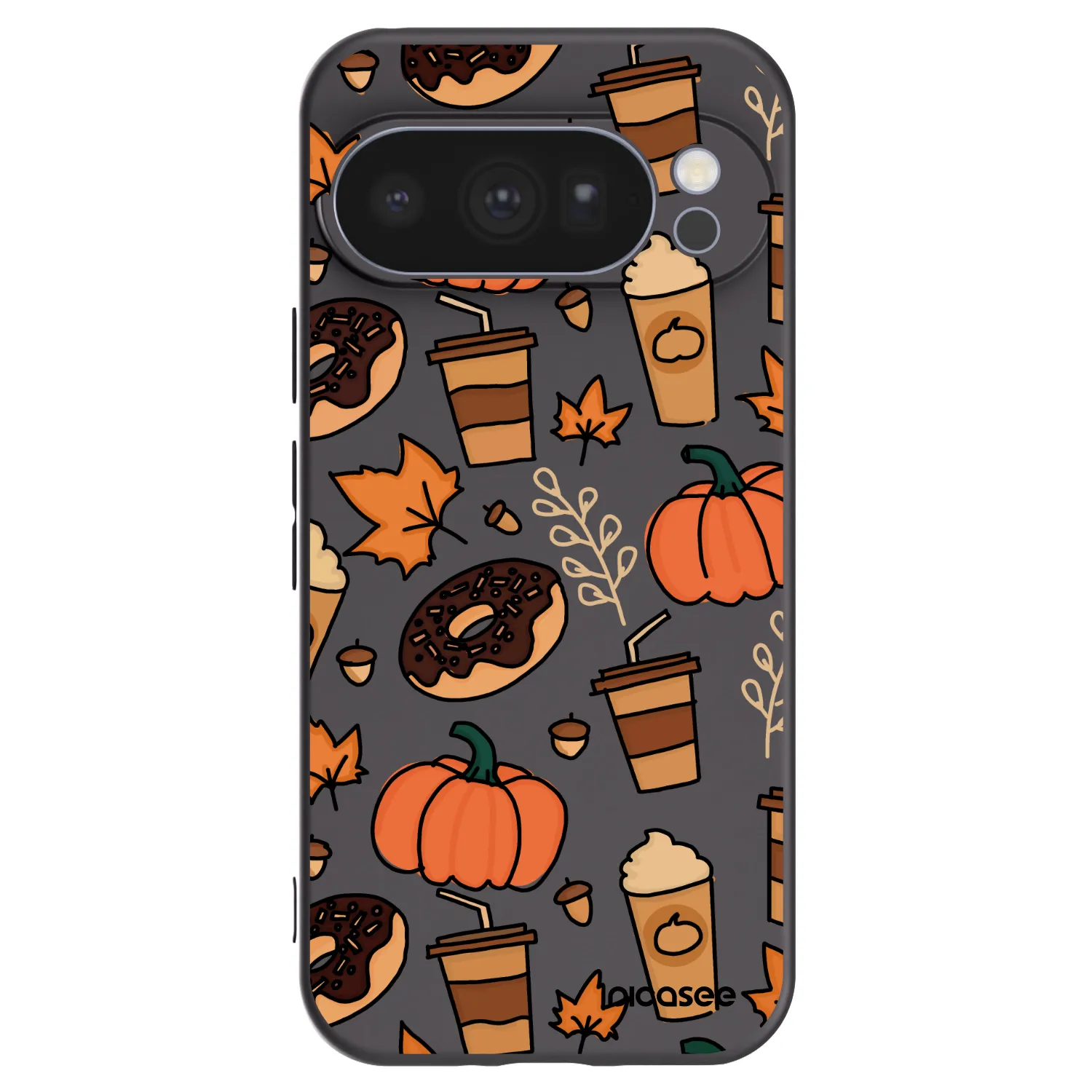 Picasee Μαύρη θήκη σιλικόνης για Google Pixel 10 Pro - Fallovers