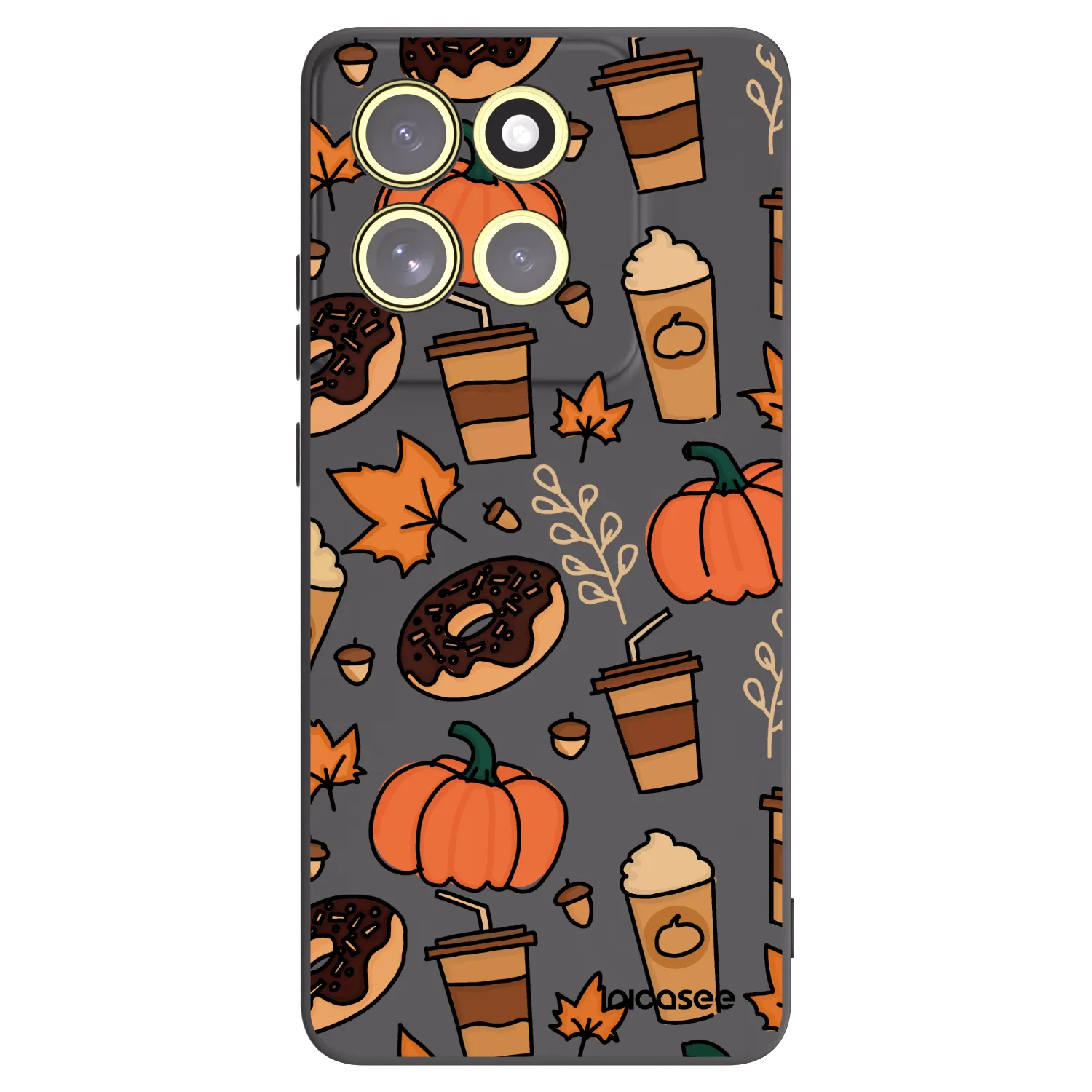 Picasee Μαύρη θήκη σιλικόνης για Motorola Moto G86 Power 5G - Fallovers