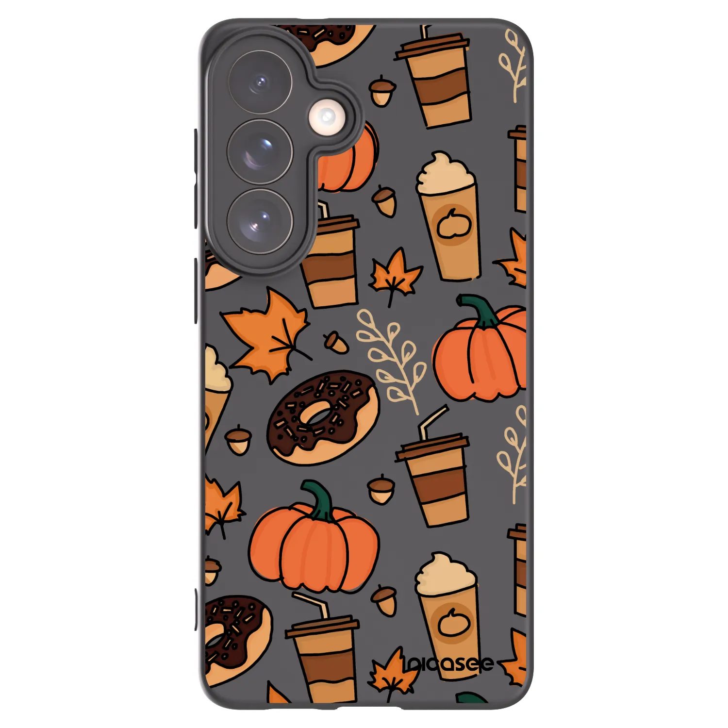 Picasee Μαύρη θήκη σιλικόνης για Samsung Galaxy S26+ - Fallovers