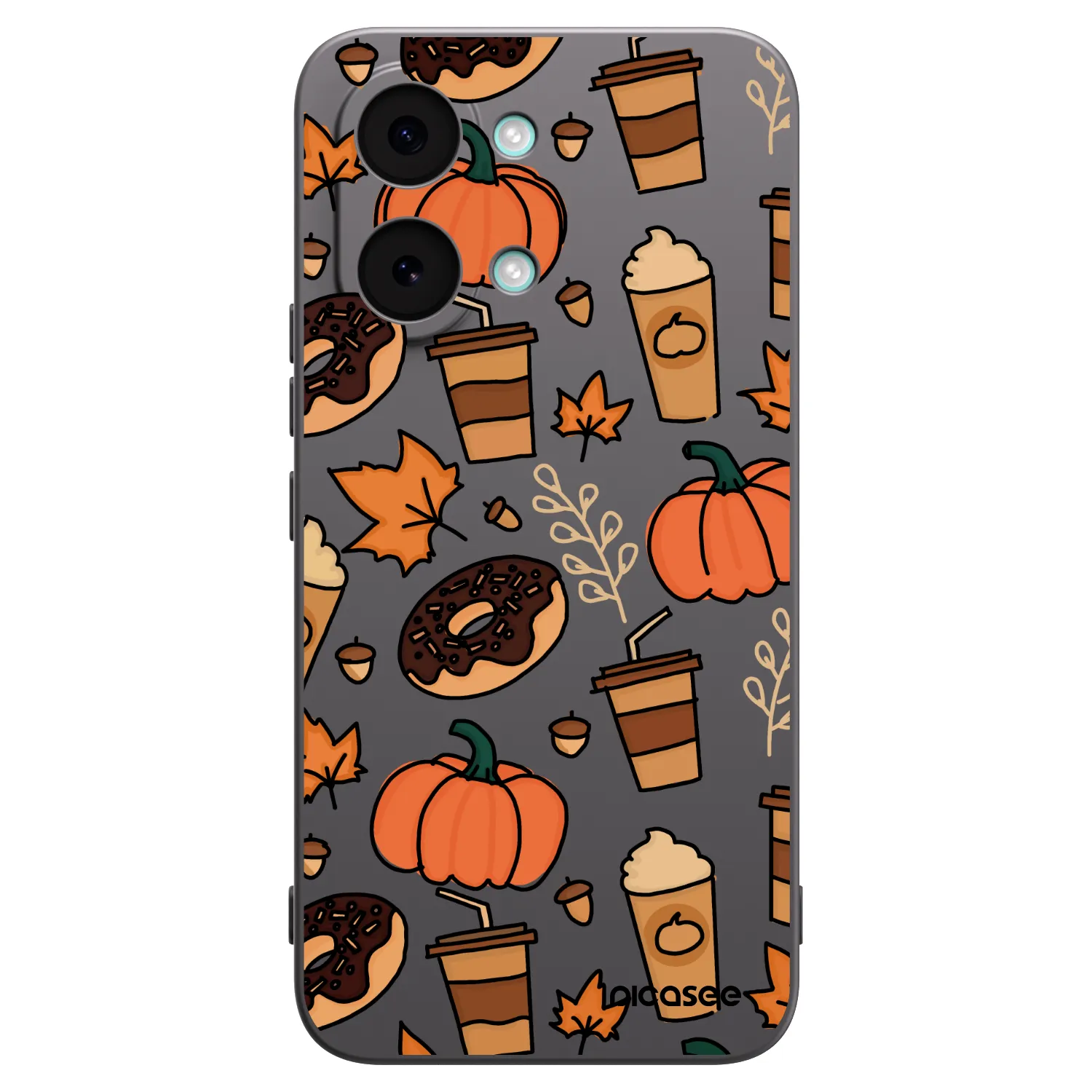 Picasee Μαύρη θήκη σιλικόνης για Xiaomi Poco X8 Pro Max - Fallovers