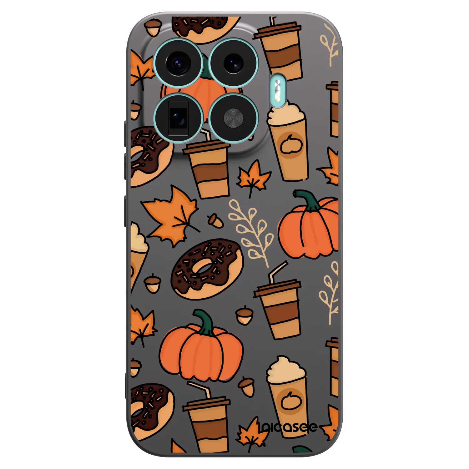 Picasee Μαύρη θήκη σιλικόνης για Xiaomi 17T - Fallovers