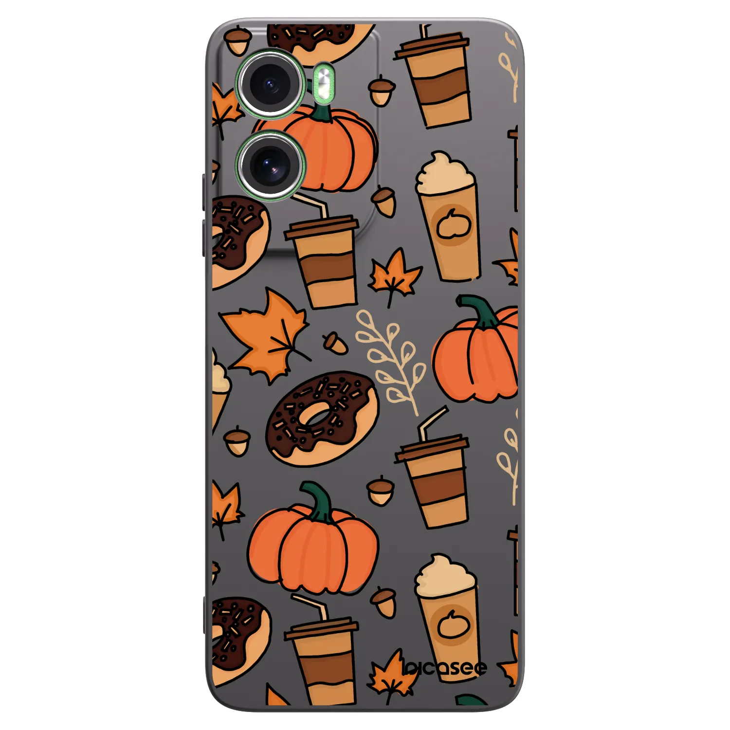 Picasee Μαύρη θήκη σιλικόνης για Motorola Moto G06 - Fallovers