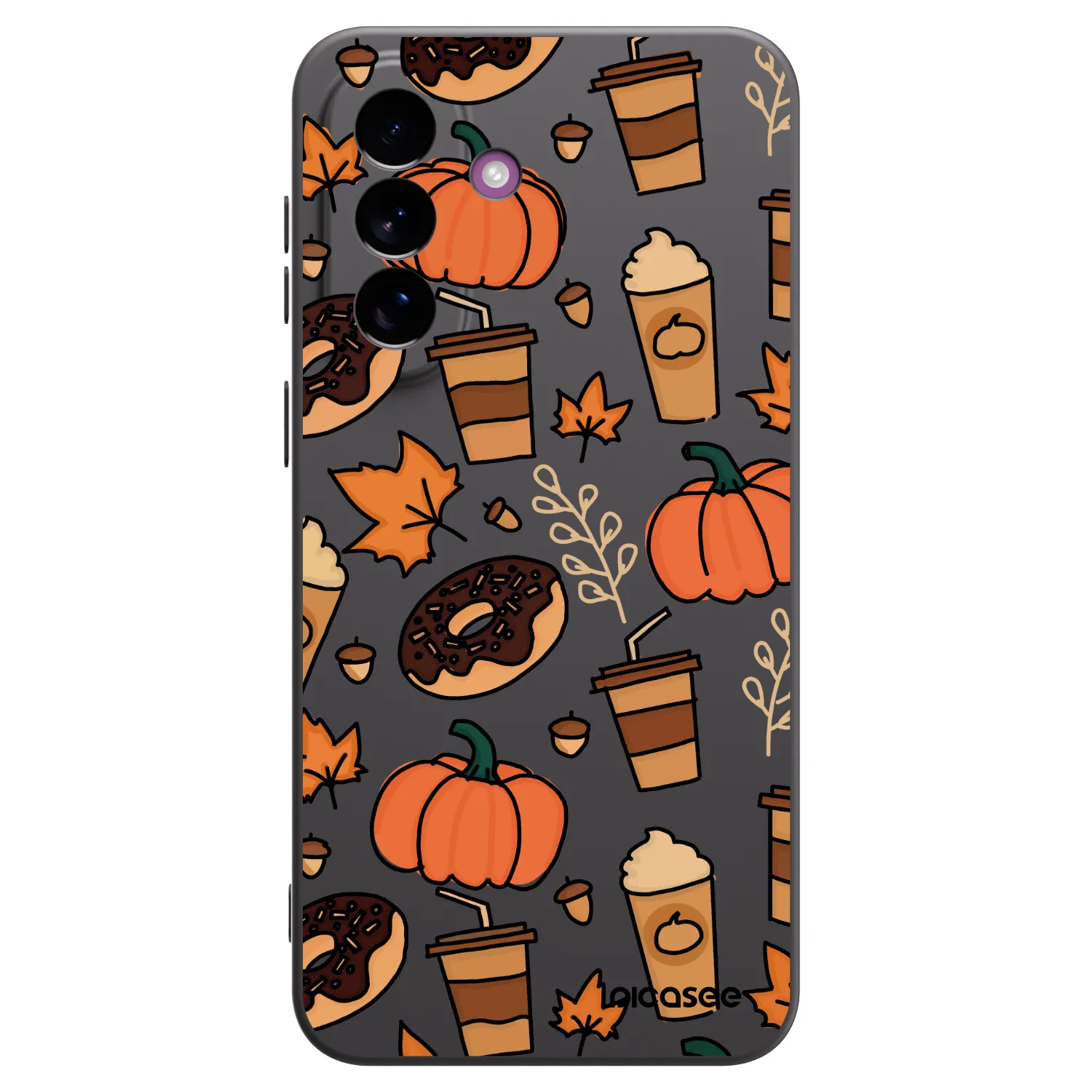 Picasee Μαύρη θήκη σιλικόνης για Samsung Galaxy A37 - Fallovers