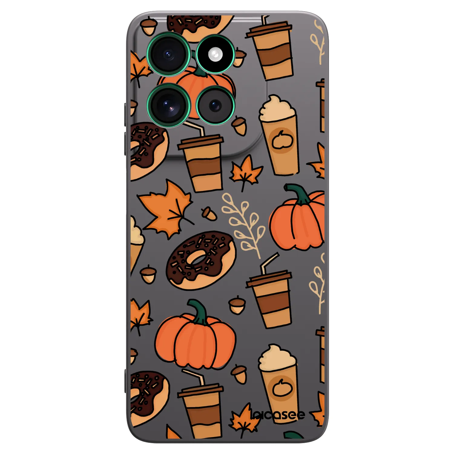 Picasee Μαύρη θήκη σιλικόνης για Motorola Moto G57 Power - Fallovers