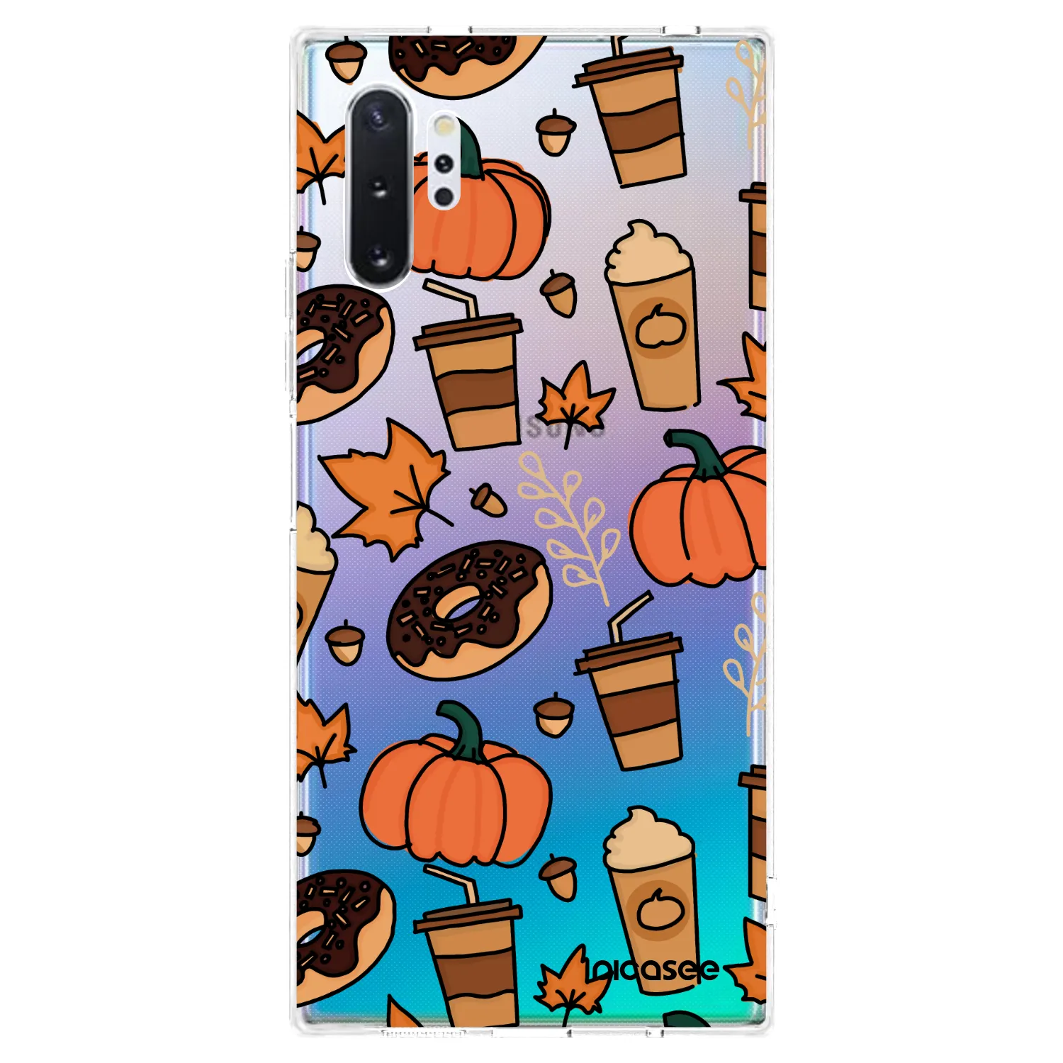 Picasee διαφανής θήκη σιλικόνης Samsung Galaxy Note 10+ N975F - Fallovers