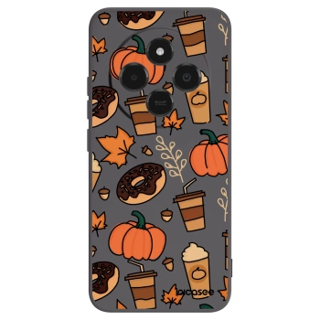 Picasee Μαύρη θήκη σιλικόνης για Xiaomi Poco C75 - Fallovers