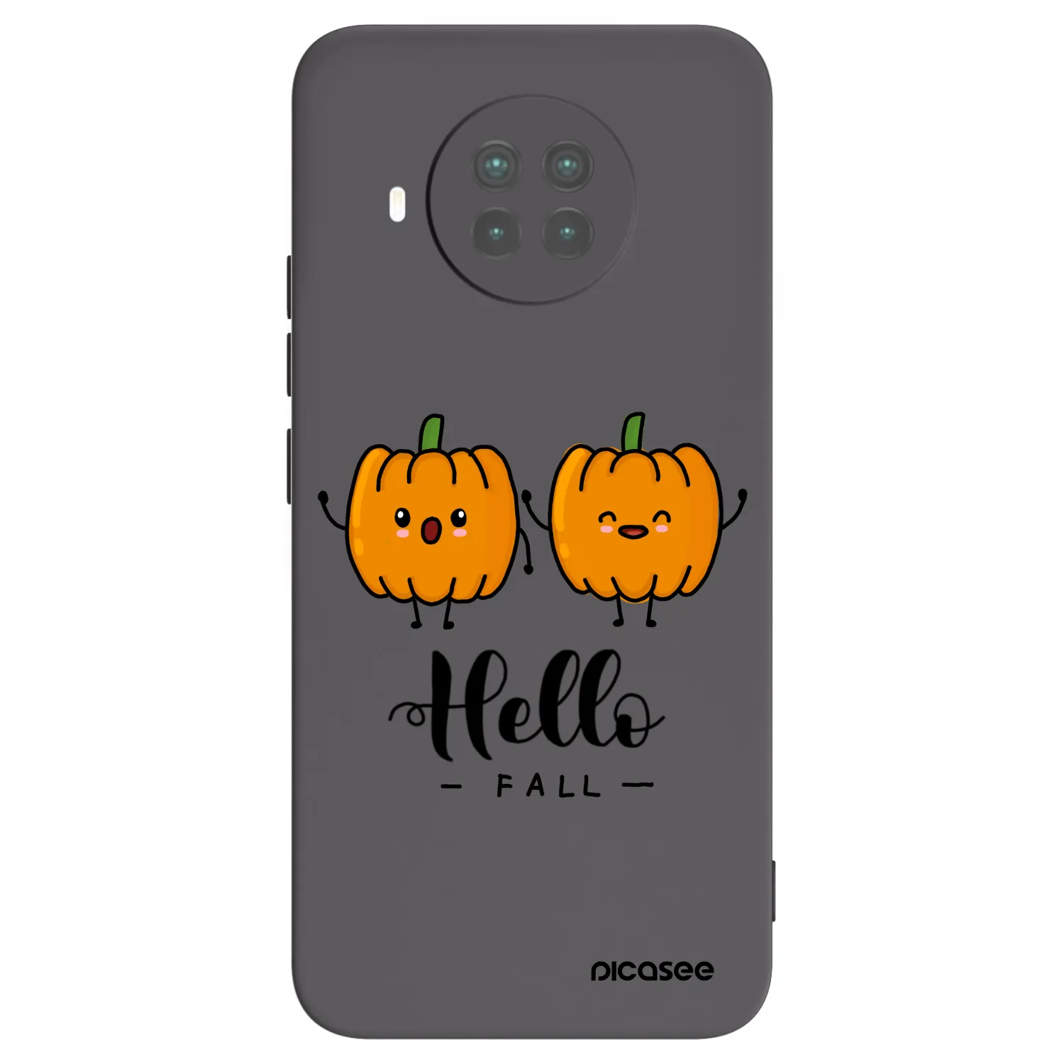 Picasee Μαύρη θήκη σιλικόνης για Xiaomi Mi 10T Lite - Hallo Fall