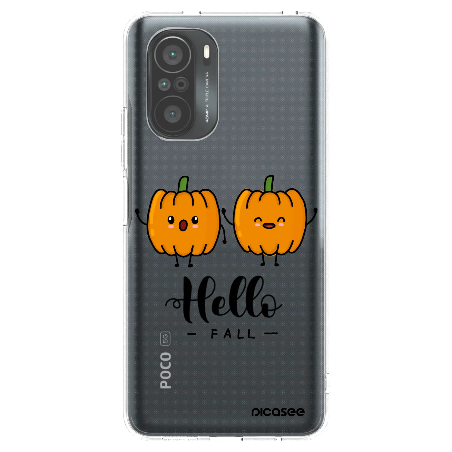 Picasee διαφανής θήκη σιλικόνης Xiaomi Poco F3 - Hallo Fall