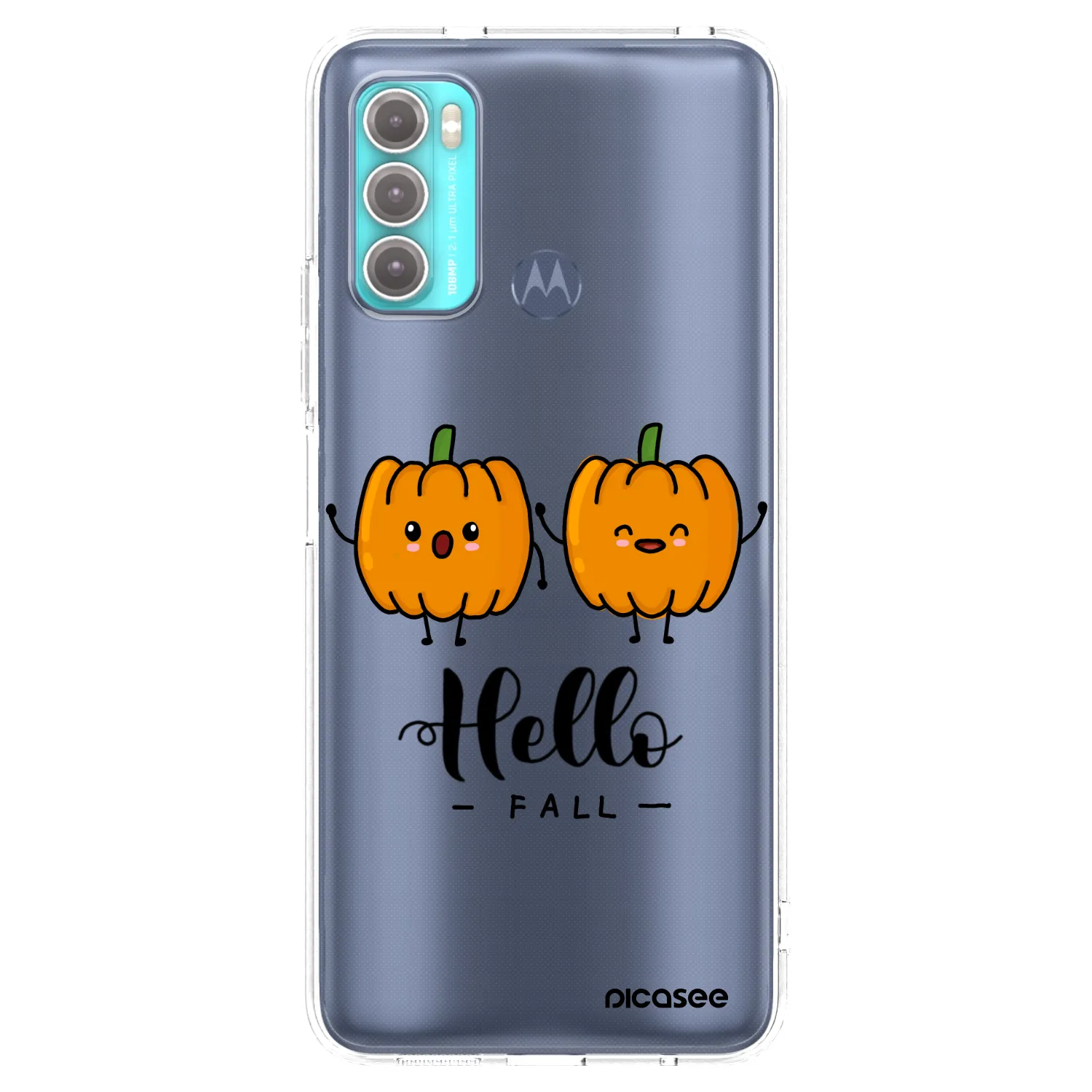 Picasee διαφανής θήκη σιλικόνης Motorola Moto G60 - Hallo Fall