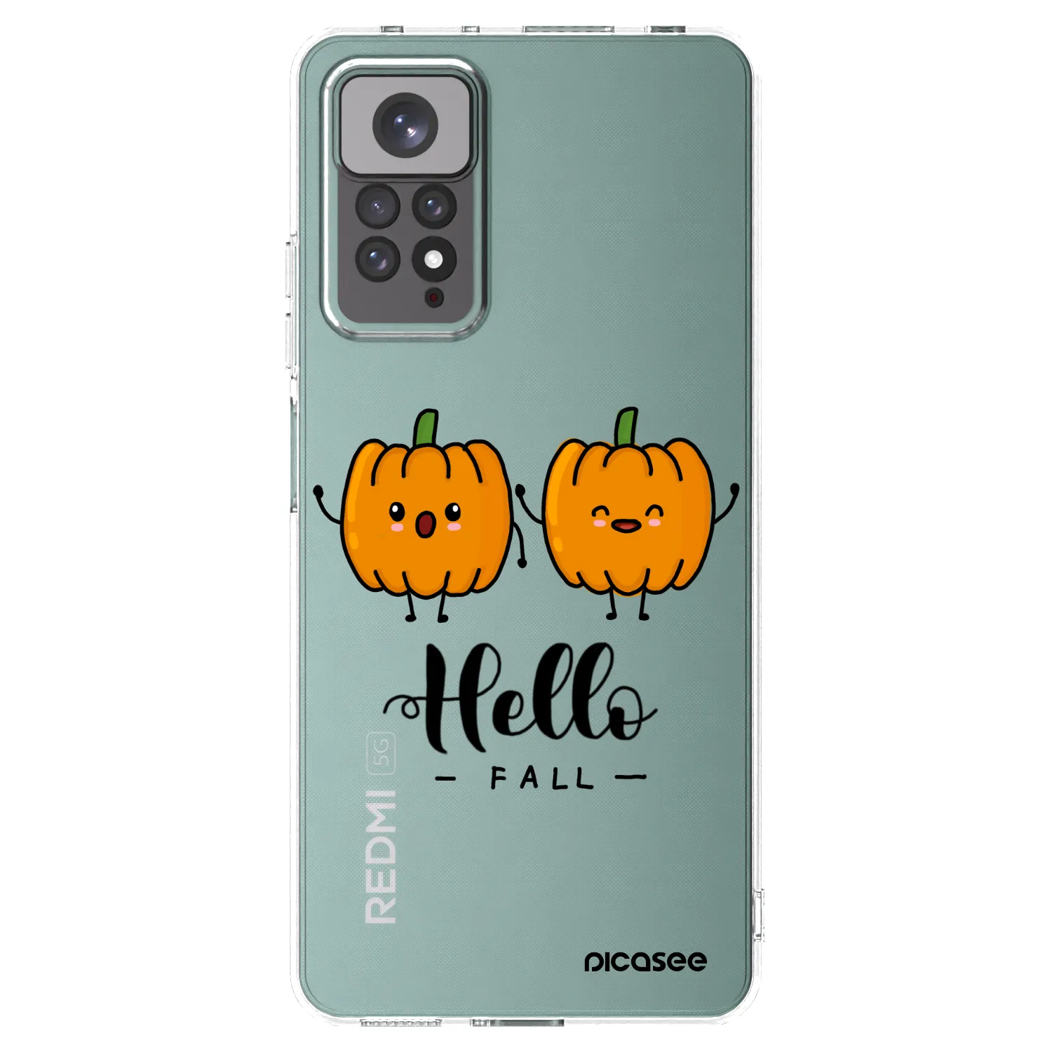 Picasee διαφανής θήκη σιλικόνης Xiaomi Redmi Note 11 - Hallo Fall