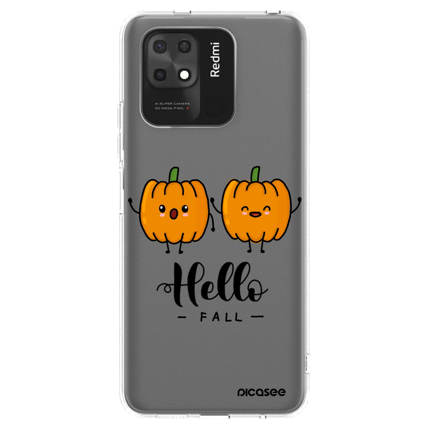 Picasee διαφανής θήκη σιλικόνης Xiaomi Redmi 10C - Hallo Fall