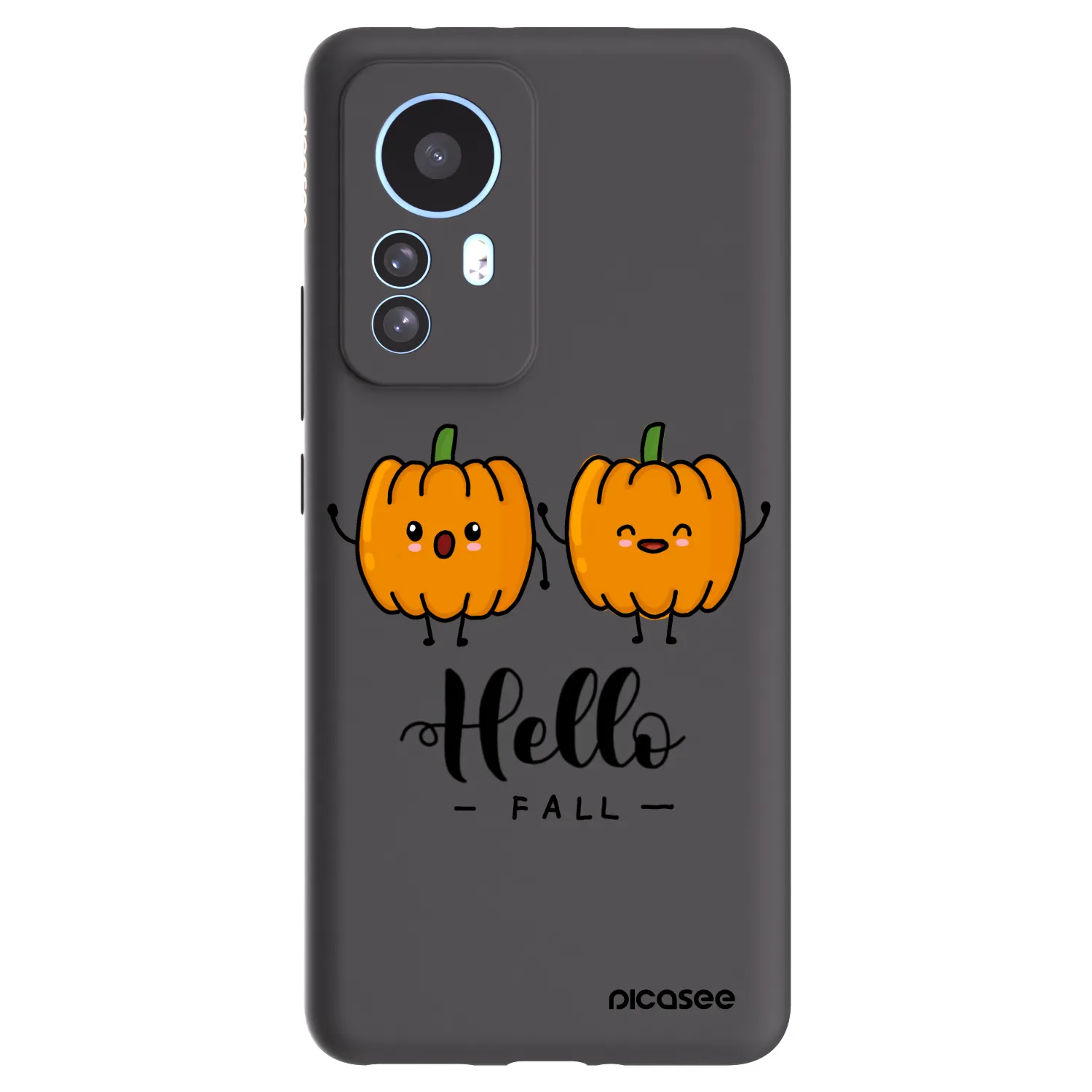 Picasee Μαύρη θήκη σιλικόνης για Xiaomi 12T - Hallo Fall