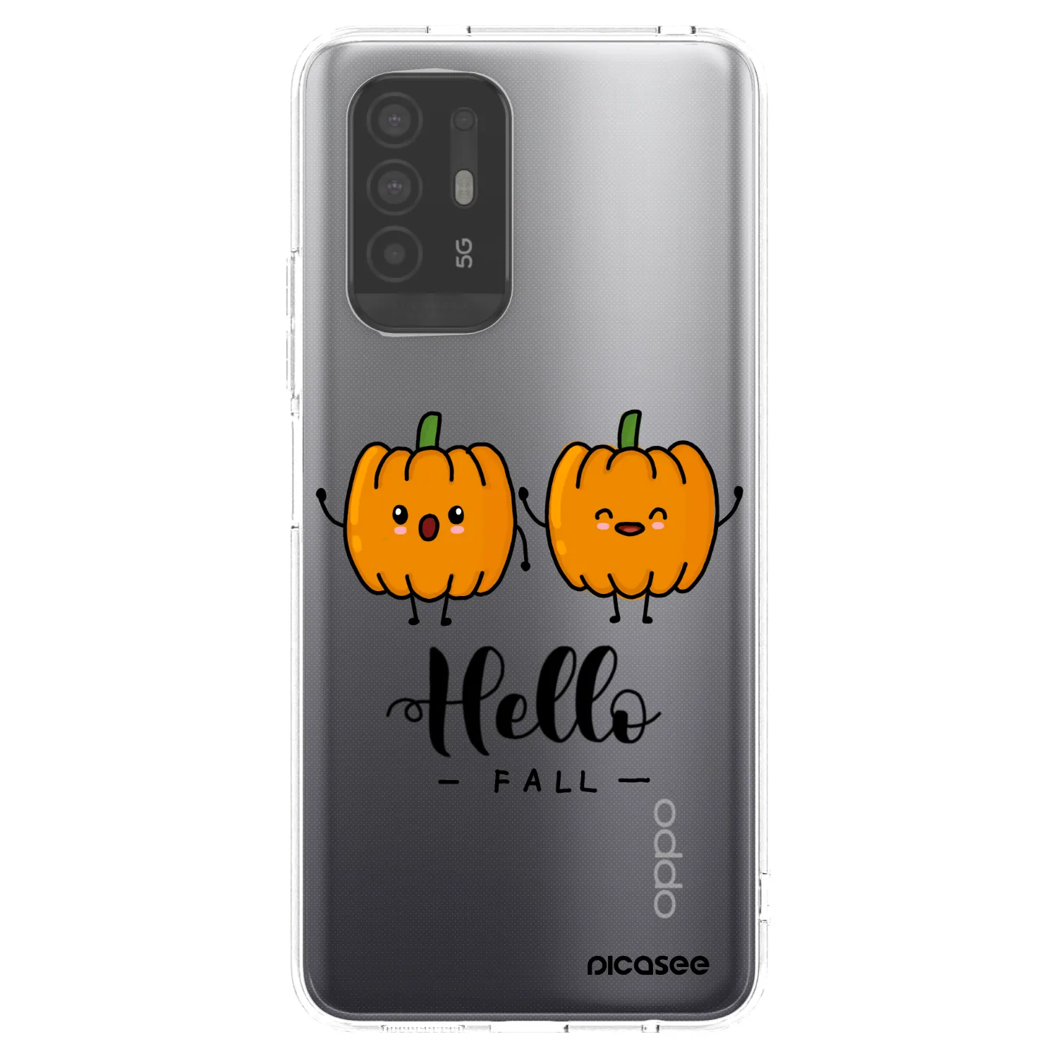 Picasee διαφανής θήκη σιλικόνης OPPO A94 5G - Hallo Fall
