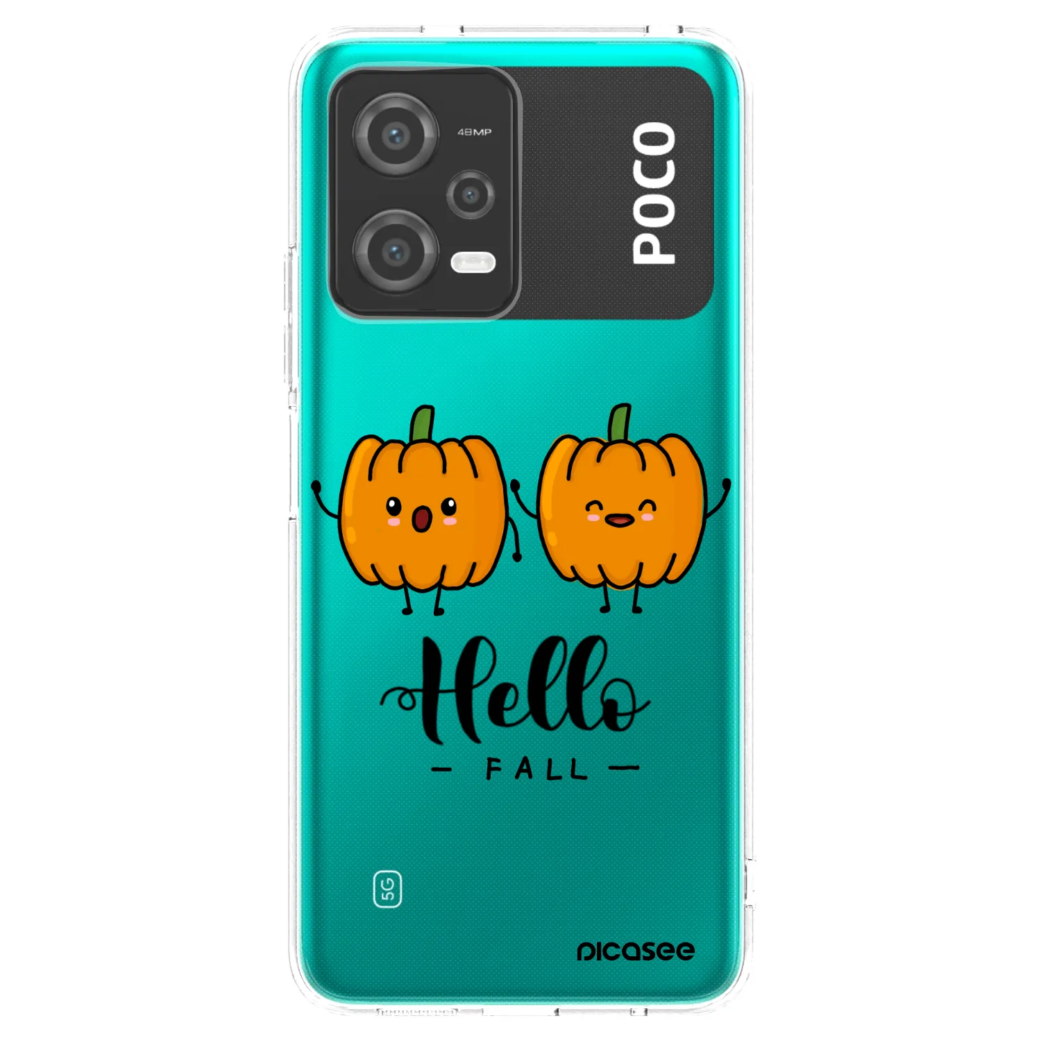 Picasee διαφανής θήκη σιλικόνης Xiaomi Poco X5 - Hallo Fall