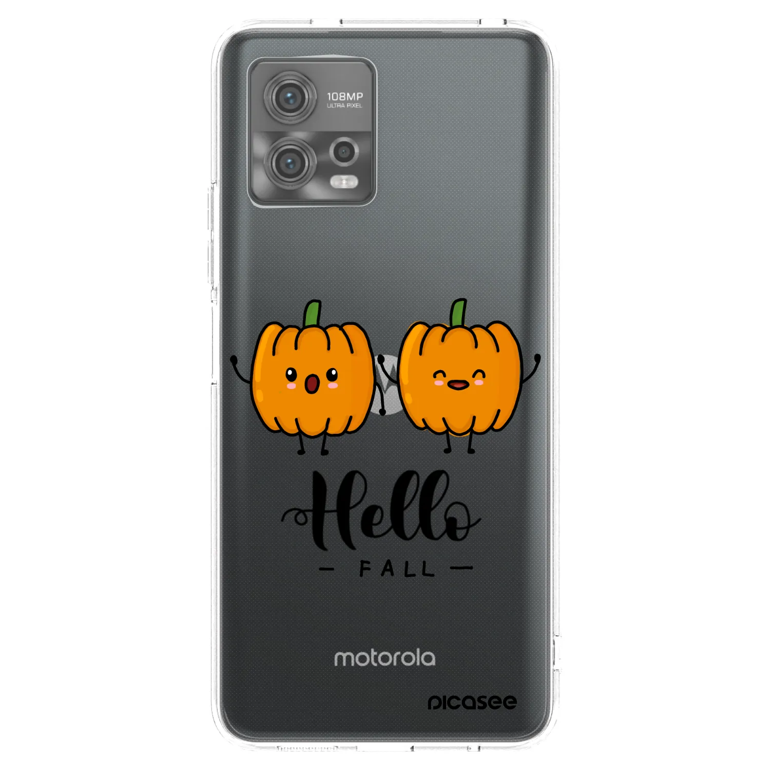 Picasee διαφανής θήκη σιλικόνης Motorola Moto G72 - Hallo Fall