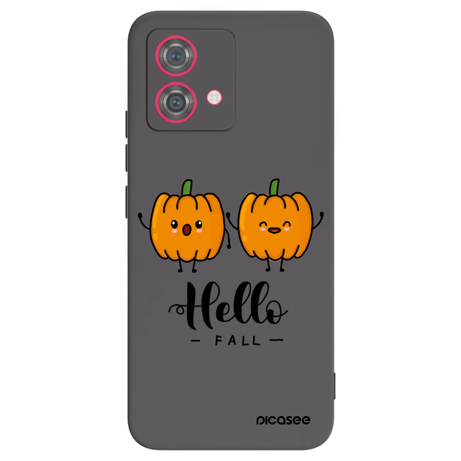Picasee Μαύρη θήκη σιλικόνης για Motorola Moto G84 5G - Hallo Fall