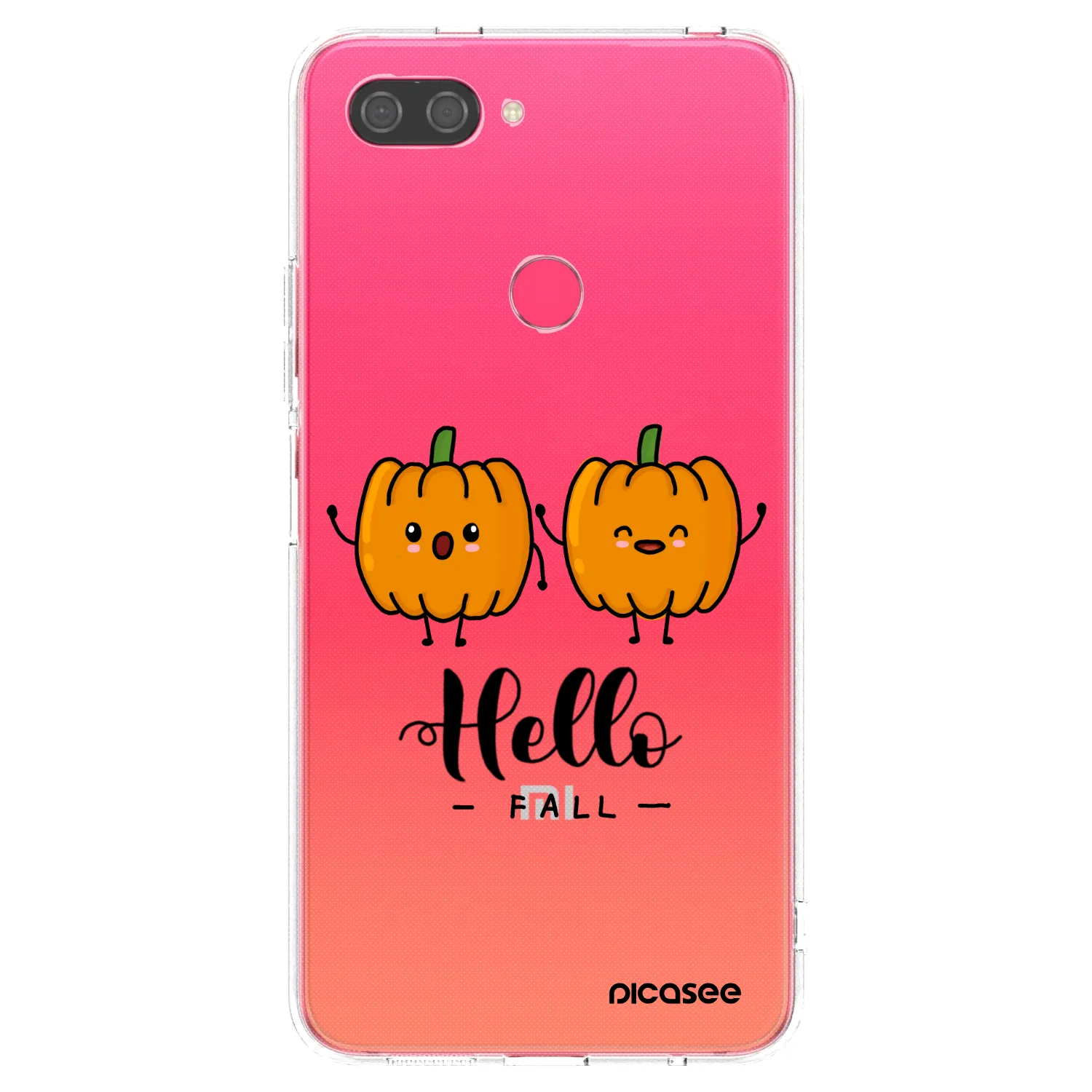 Picasee διαφανής θήκη σιλικόνης Xiaomi Mi 8 Lite - Hallo Fall
