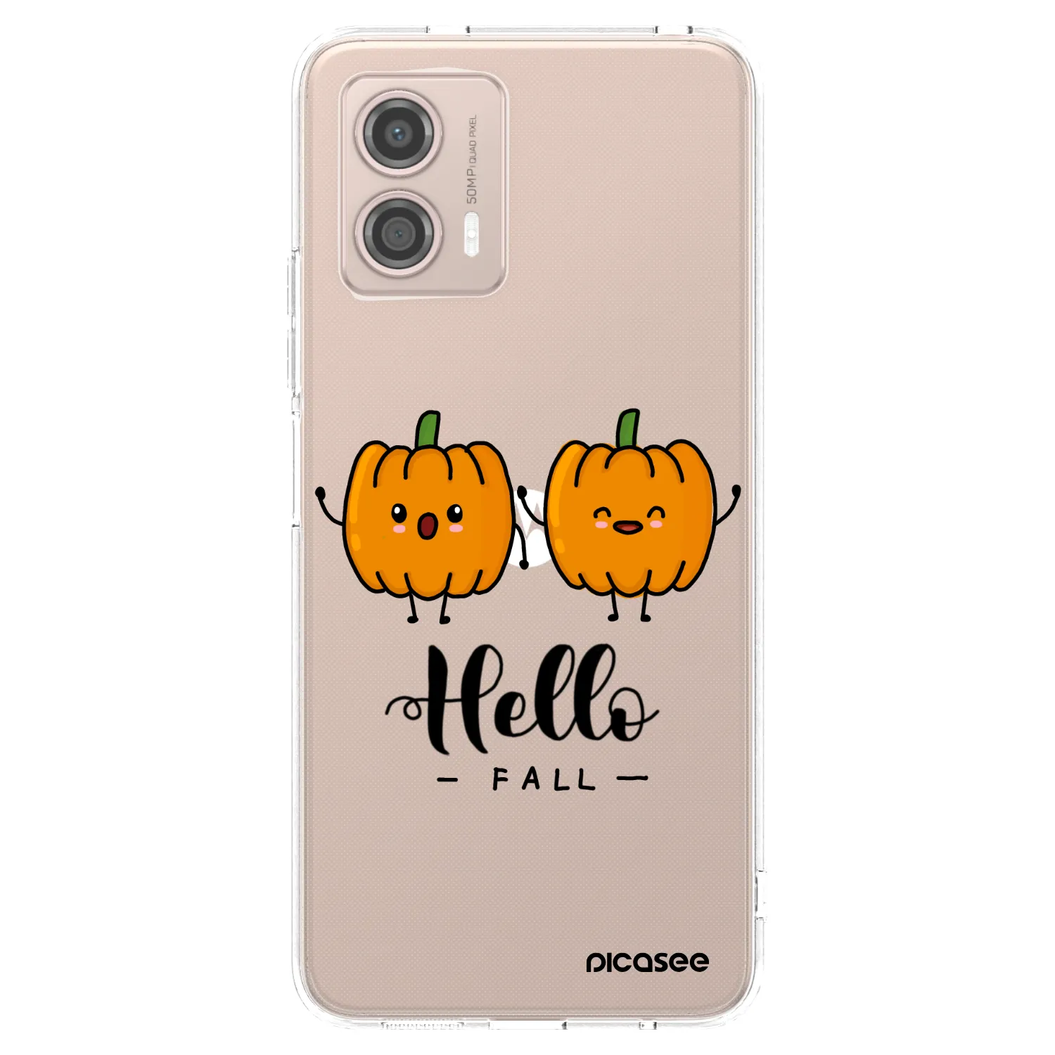 Picasee διαφανής θήκη σιλικόνης Motorola Moto G53 5G - Hallo Fall