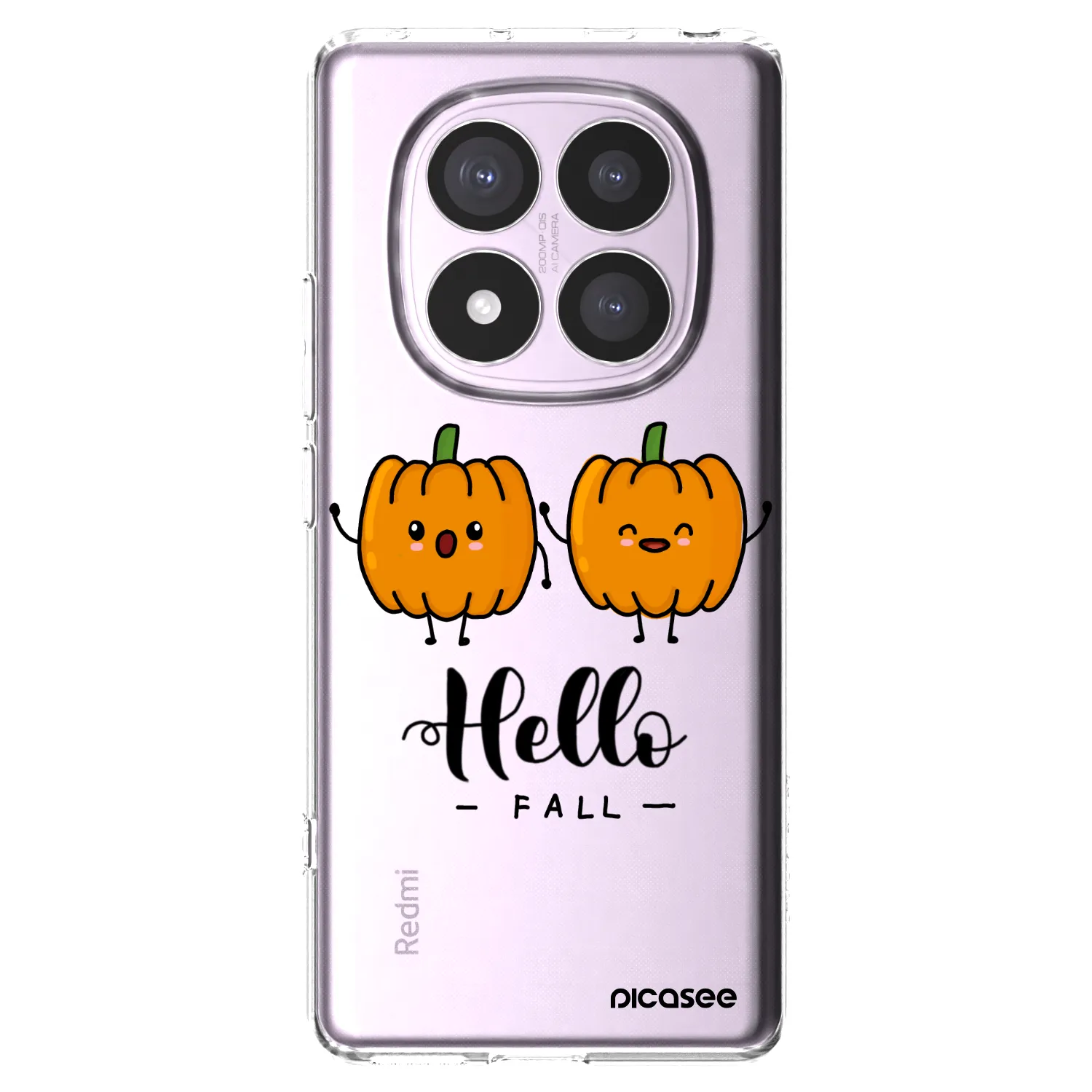 Picasee διαφανής θήκη σιλικόνης Xiaomi Redmi Note 14 Pro 5G - Hallo Fall