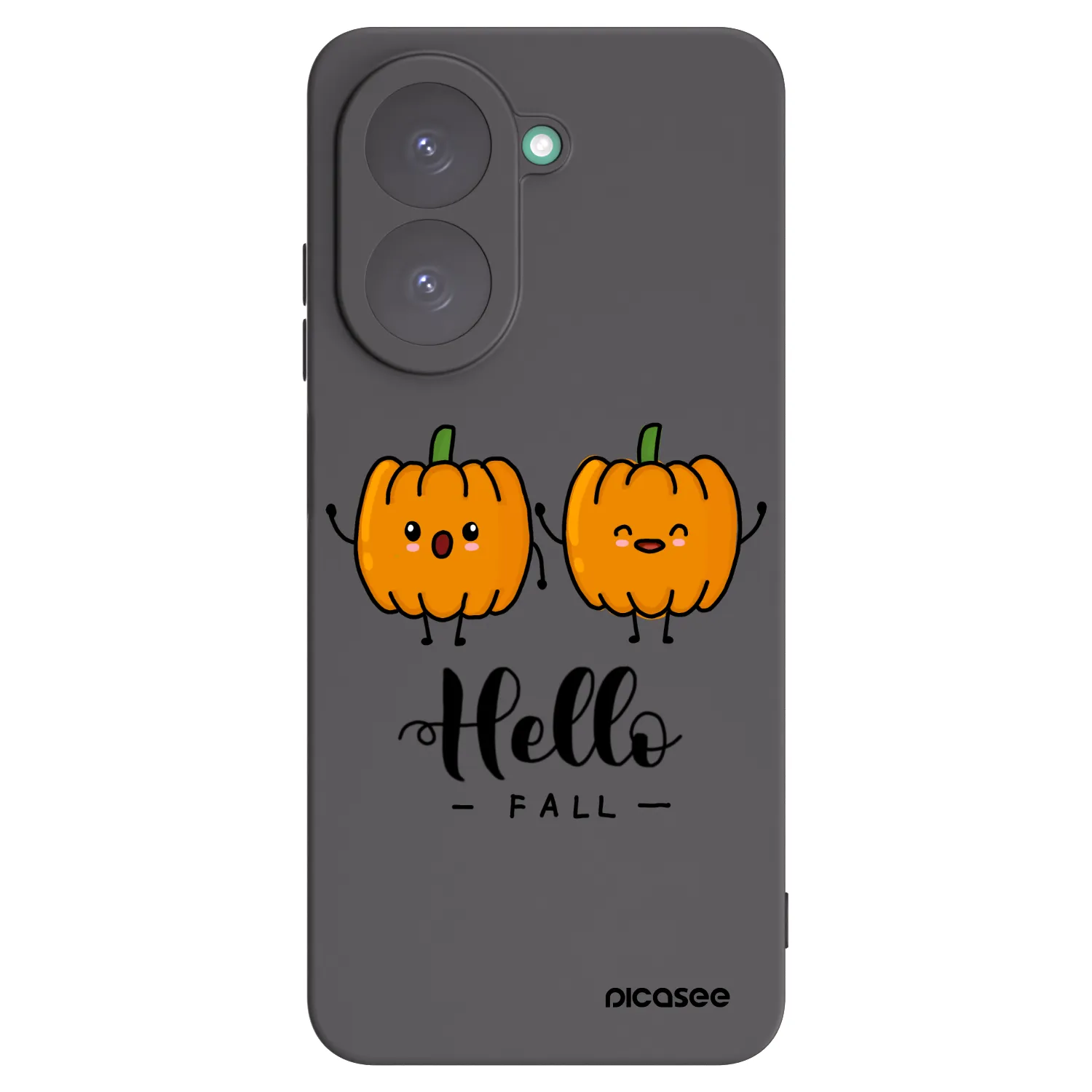Picasee Μαύρη θήκη σιλικόνης για Xiaomi Redmi A5 - Hallo Fall