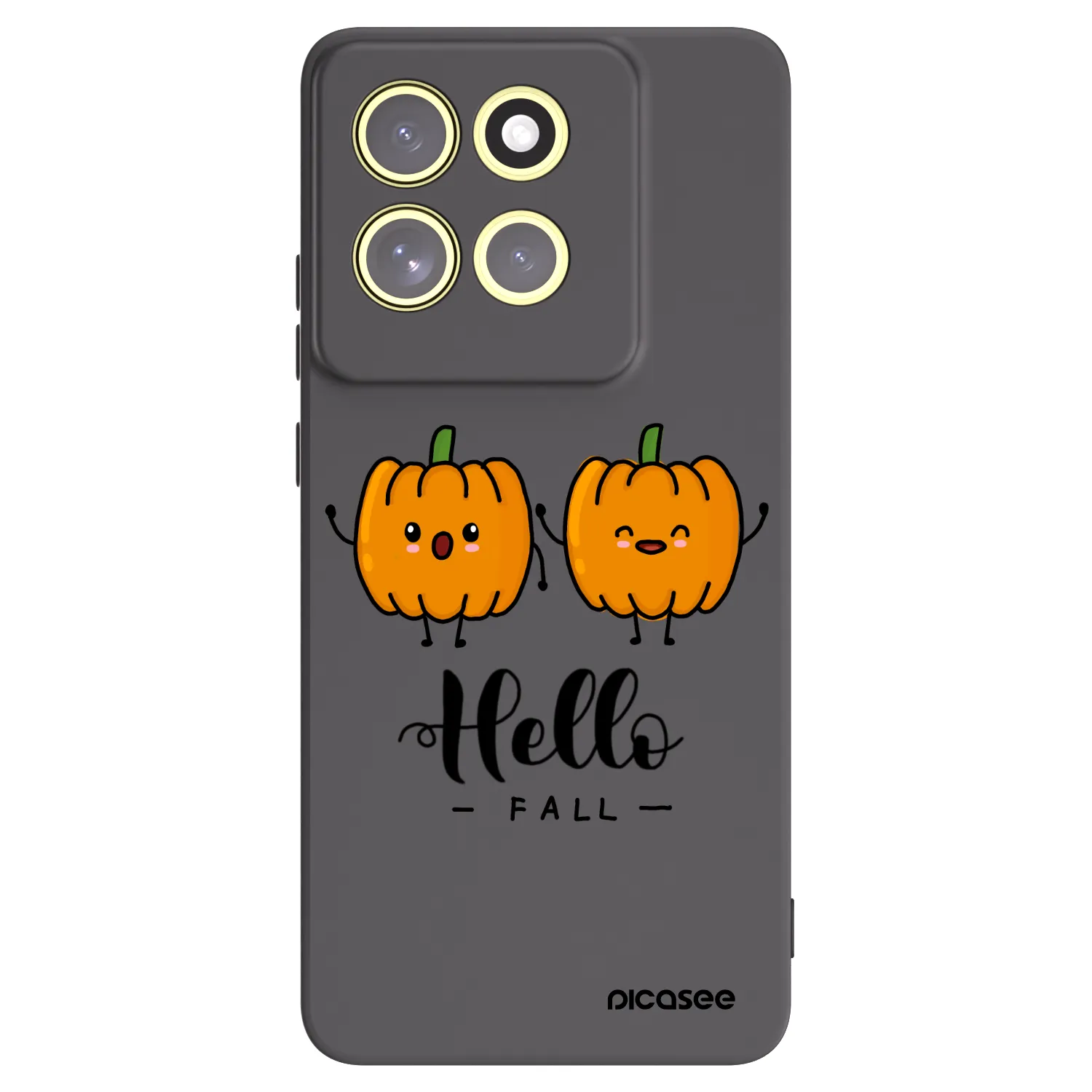 Picasee Μαύρη θήκη σιλικόνης για Motorola Moto G86 5G - Hallo Fall