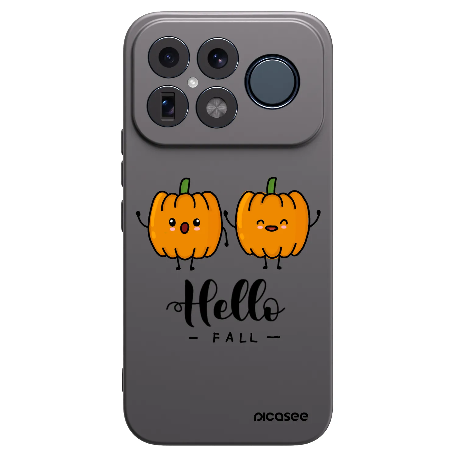 Picasee Μαύρη θήκη σιλικόνης για Xiaomi Poco F8 Ultra - Hallo Fall